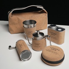 Outdoor Travel Coffee Bag Manual Coffee Maker Kit Six Set